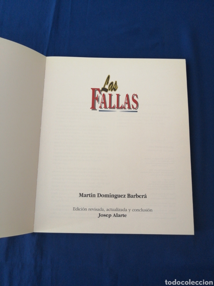 Libros de segunda mano: LAS FALLAS (ESPA&Ntilde;OL-ITALIANO - ENGLISH-DEUSCH) - Foto 4