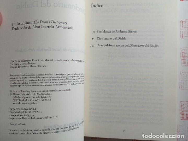 Libros de segunda mano: Diccionario del diablo. Ambrose Bierce - Foto 3