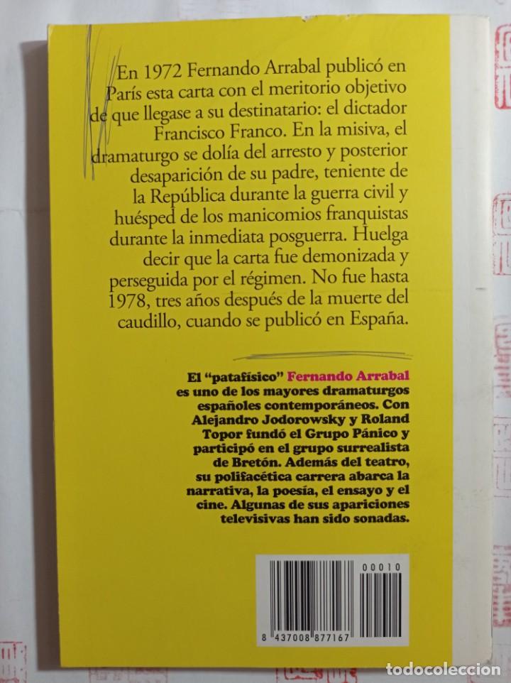 Libros de segunda mano: Carta al General Franco. Fernando Arrabal - Foto 2