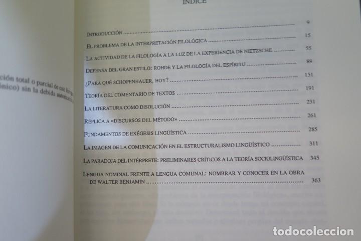 Libros de segunda mano: La idea del l&iacute;mite en filolog&iacute;a. Crespillo - Foto 2