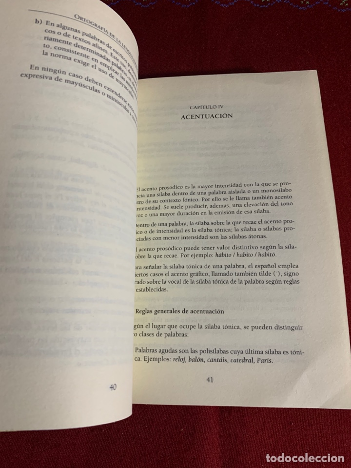 Libros de segunda mano: Ortograf&iacute;a de la Lengua Espa&ntilde;ola. - Foto 9
