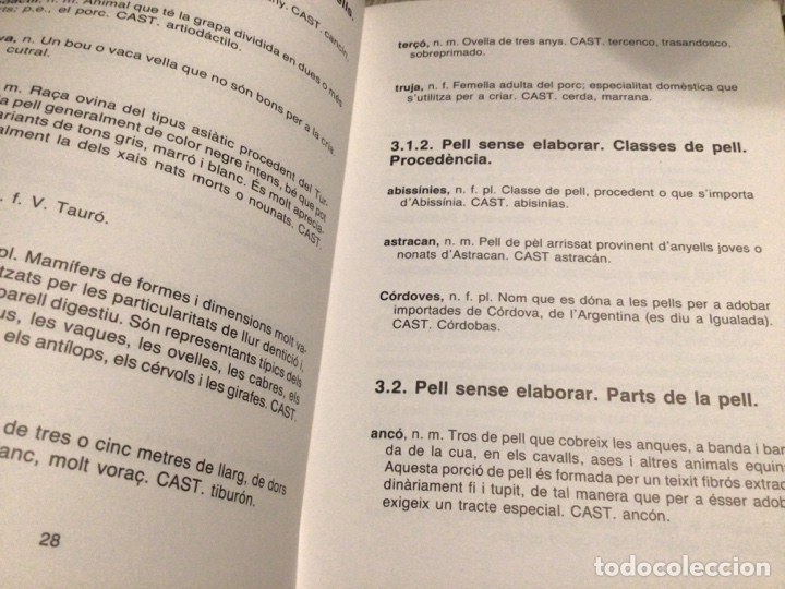 Libros de segunda mano: VOCABULARI DE LA IND&Uacute;STRIA D&rsquo;ADOBAR PELLS. A&ntilde;o 1987 - Foto 4