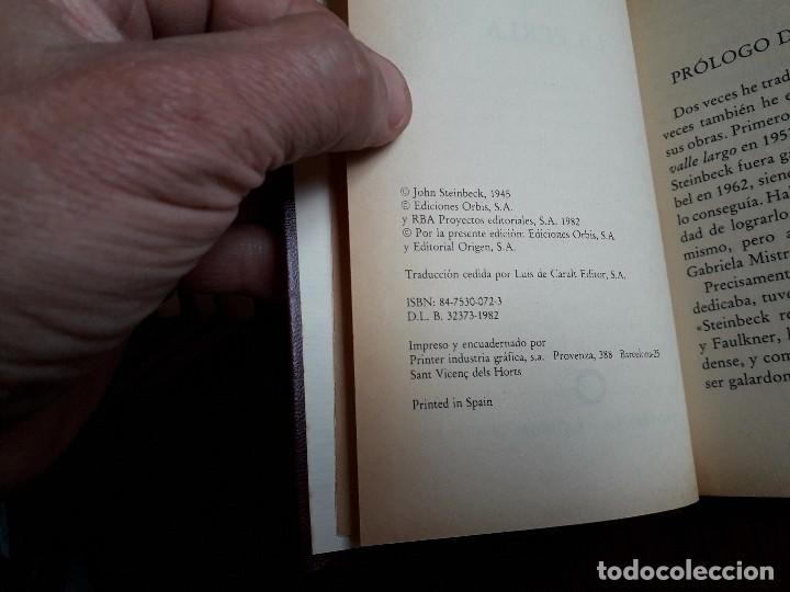 Libros de segunda mano: libro usado, ediciones Orbis a&ntilde;o 1982, La perla, John Steinbeck - Foto 2