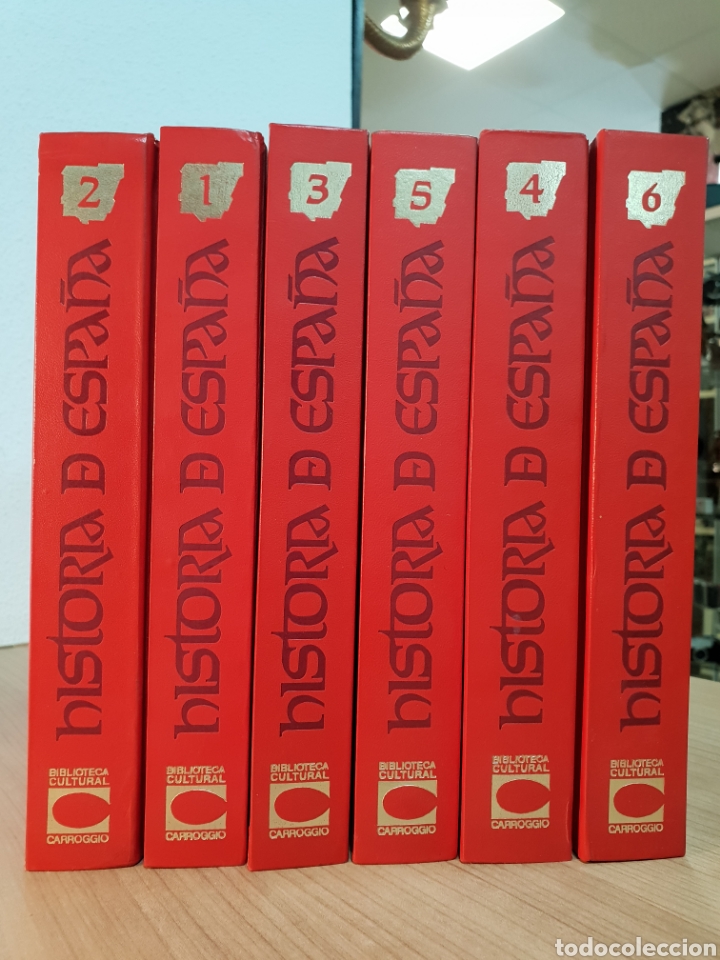 Libros de segunda mano: HISTORIA DE ESPA&Ntilde;A. CARROGGIO. 6 TOMOS ☆ - Foto 1