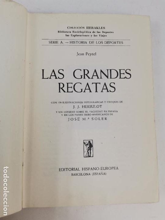 Libros de segunda mano: L-4832. LAS GRANDES REGATAS, JEAN PAYTEL. 1954. - Foto 3