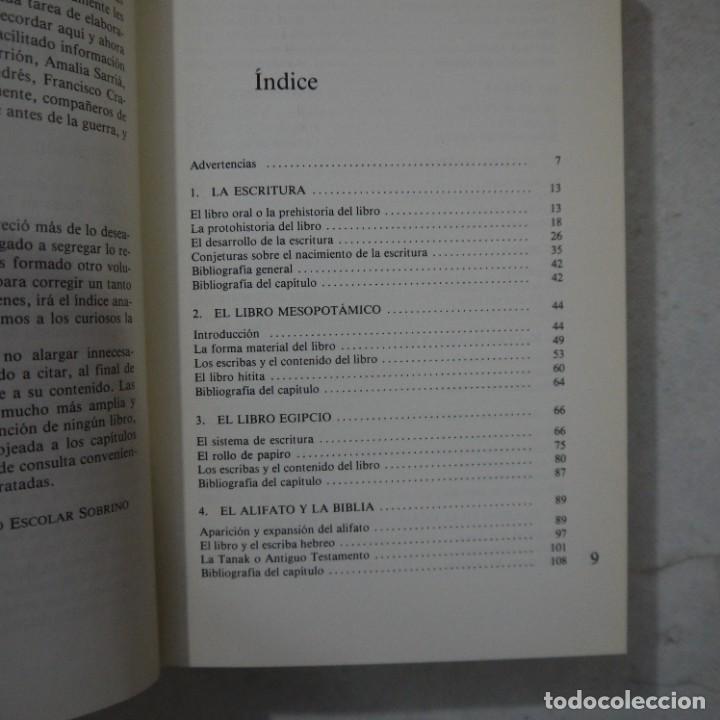 Libros de segunda mano: HISTORIA DEL LIBRO - HIP&Oacute;LITO ESCOLAR - EDICIONES PIR&Aacute;MIDE - 1984 - Foto 5