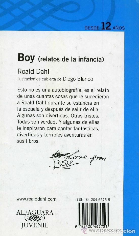 Libros de segunda mano: BOY (Relatos de la Infancia) - Foto 2