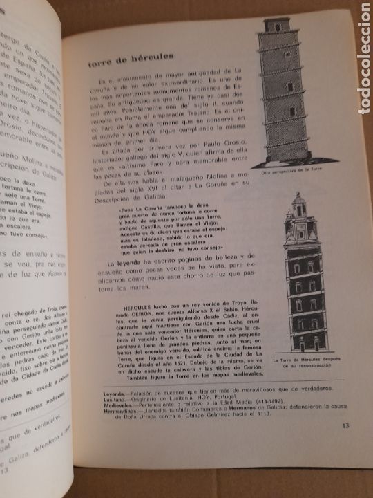 Libros de segunda mano: Historia de la Coru&ntilde;a por Juan Mart&iacute;nez Vidal, - Foto 3