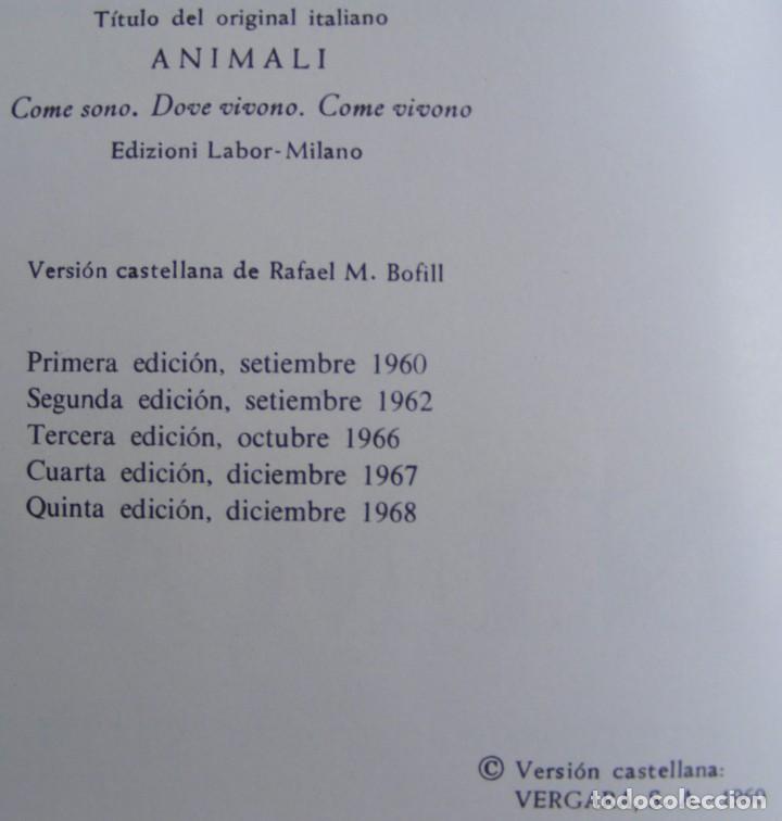 Libros de segunda mano: LIBRO G.SCORTECCI LOS ANIMALES TOMO I - Foto 4
