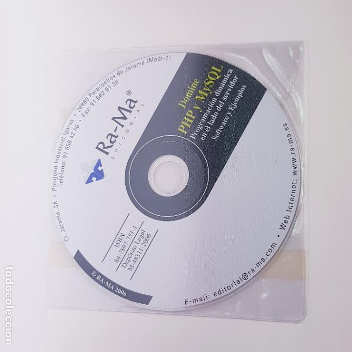 Libros de segunda mano: LIBRO-DOMINE PHP Y MySQL-CD-PROGRAMACI&Oacute;N DIN&Aacute;MICA EN EL LADO DEL SERVIDOR-RA.MA-JOS&Eacute; LOPEZ QUIJADO. - Foto 5