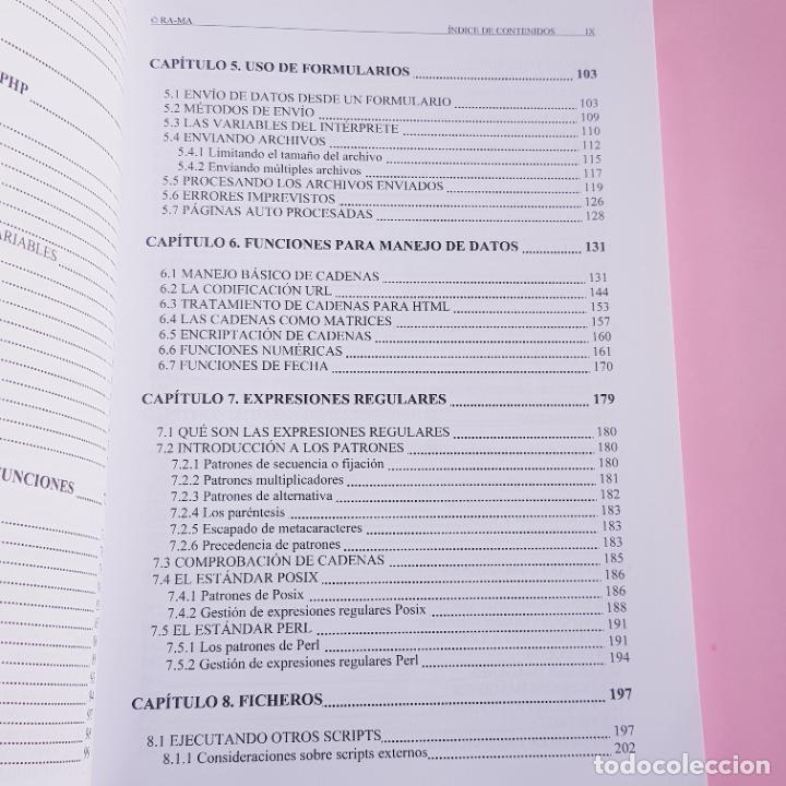 Libros de segunda mano: LIBRO-DOMINE PHP Y MySQL-CD-PROGRAMACI&Oacute;N DIN&Aacute;MICA EN EL LADO DEL SERVIDOR-RA.MA-JOS&Eacute; LOPEZ QUIJADO. - Foto 12