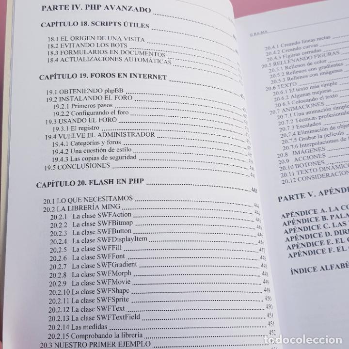 Libros de segunda mano: LIBRO-DOMINE PHP Y MySQL-CD-PROGRAMACI&Oacute;N DIN&Aacute;MICA EN EL LADO DEL SERVIDOR-RA.MA-JOS&Eacute; LOPEZ QUIJADO. - Foto 15