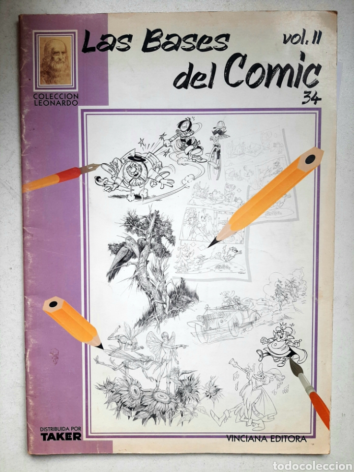 Libros de segunda mano: LAS BASES DEL C&Oacute;MIC Vol. 2 TAKER - Colecci&oacute;n Leonardo/ Vinciana editora - Foto 1