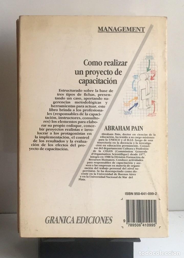 Libros de segunda mano: C&Oacute;MO REALIZAR UN PROYECTO DE CAPACITACI&Oacute;N. Abraham Pain - Foto 2