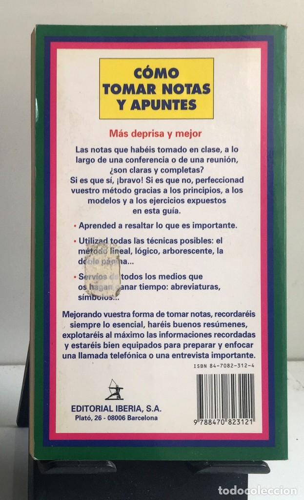Libros de segunda mano: C&Oacute;MO TOMAR NOTAS Y APUNTES. Florence Le Bras - Foto 2