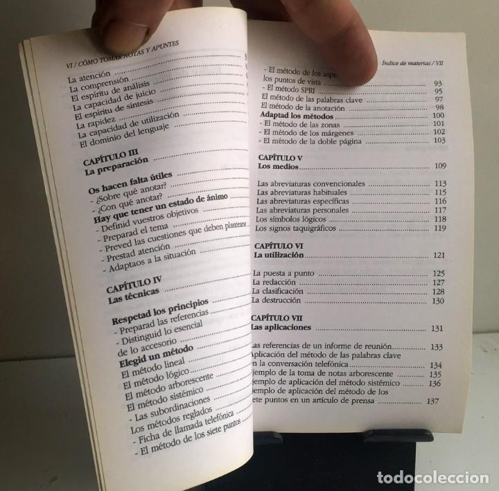 Libros de segunda mano: C&Oacute;MO TOMAR NOTAS Y APUNTES. Florence Le Bras - Foto 4