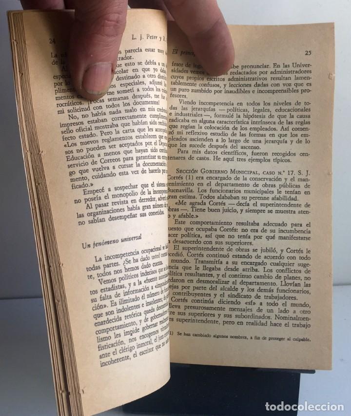 Libros de segunda mano: EL PRINCIPIO DE PETER. Dr. Laurence Peter, Raymond Hull - Foto 4