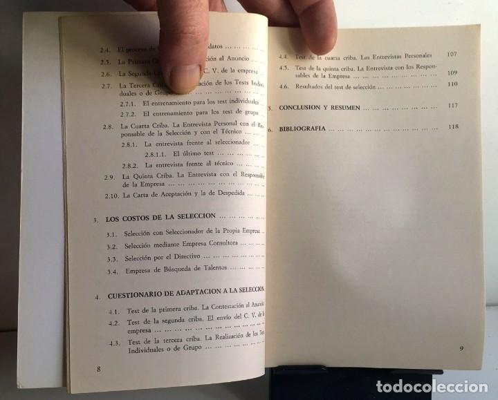 Libros de segunda mano: C&Oacute;MO SER ELEGIDO EN UNA SELECCI&Oacute;N DE PERSONAL. Cecilio Benito Alas - Foto 4