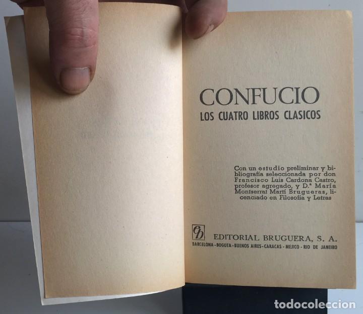 Libros de segunda mano: LOS CUATRO LIBROS CL&Aacute;SICOS. Confucio - Foto 4