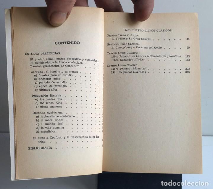 Libros de segunda mano: LOS CUATRO LIBROS CL&Aacute;SICOS. Confucio - Foto 6