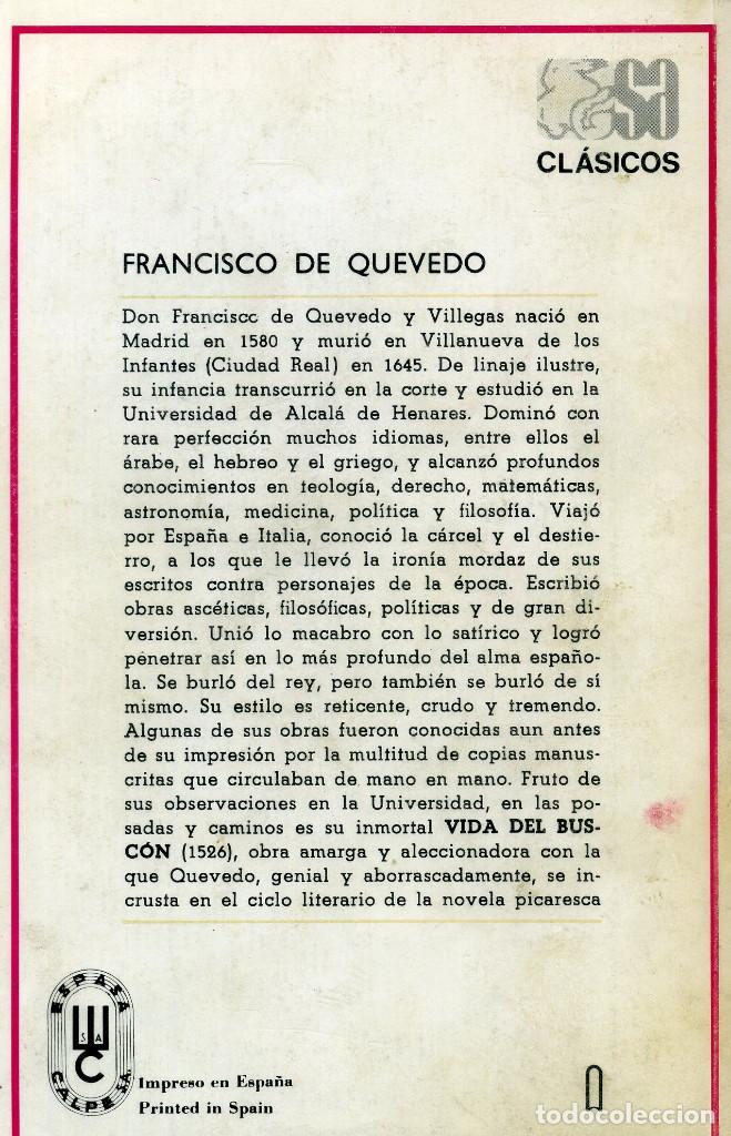 Libros de segunda mano: HISTORIA DE LA VIDA DEL BUSC&Oacute;N - Foto 2