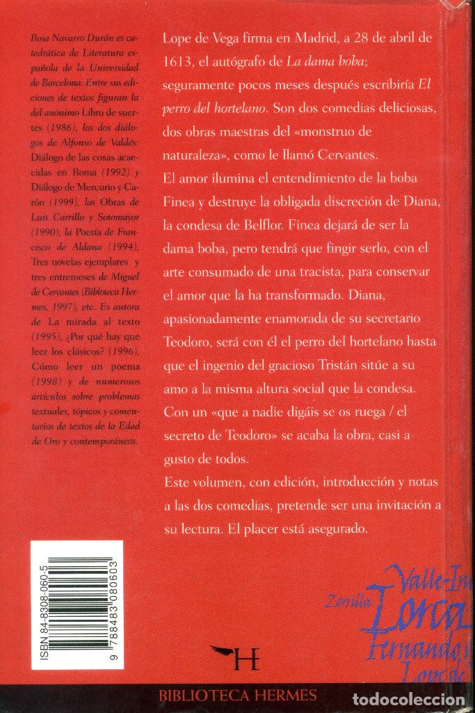 Libros de segunda mano: LA DAMA BOBA - LOPE DE VEGA - Foto 2