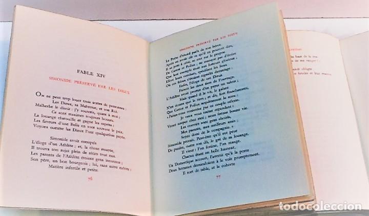 Libros de segunda mano: FABLES MISES EN VERS PAR JEAN DE LA FONTAINE ... 1944 2 TOMOS - Foto 3