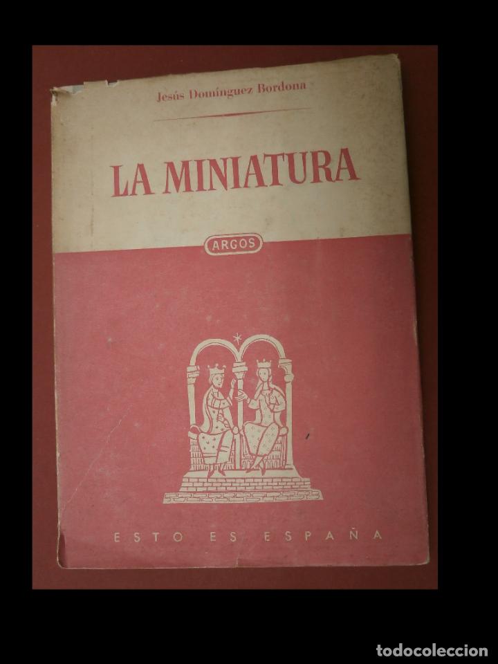 Libros de segunda mano: La miniatura. Jes&uacute;s Domingo Bordona - Foto 1