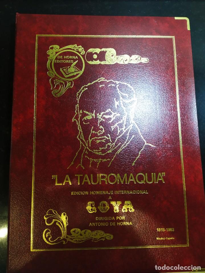 Libros de segunda mano: LIBRO LA TAUROMAQUIA DE GOYA 1978 - Foto 1