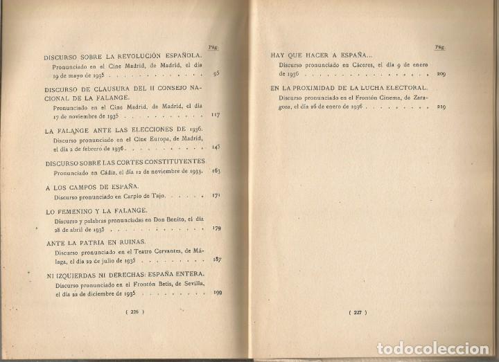 Libros de segunda mano: DISCURSOS-JOS&Eacute; ANTONIO PRIMO DE RIVERA - Foto 6