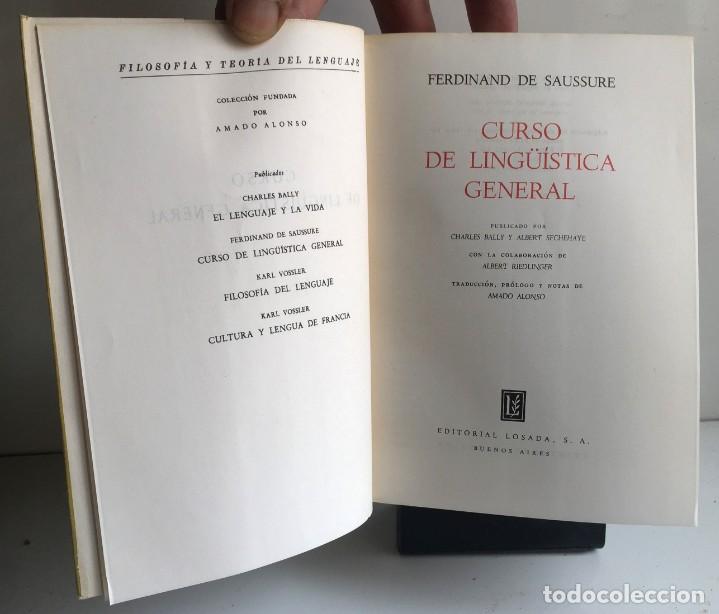 Libros de segunda mano: CURSO DE LING&Uuml;ISTICA GENERAL. Ferdinand de Saussure - Foto 5