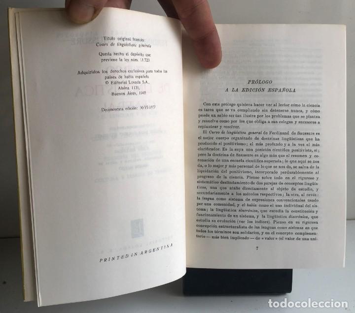 Libros de segunda mano: CURSO DE LING&Uuml;ISTICA GENERAL. Ferdinand de Saussure - Foto 6