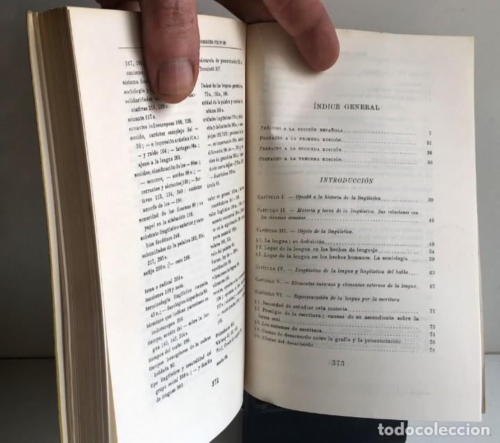Libros de segunda mano: CURSO DE LING&Uuml;ISTICA GENERAL. Ferdinand de Saussure - Foto 8
