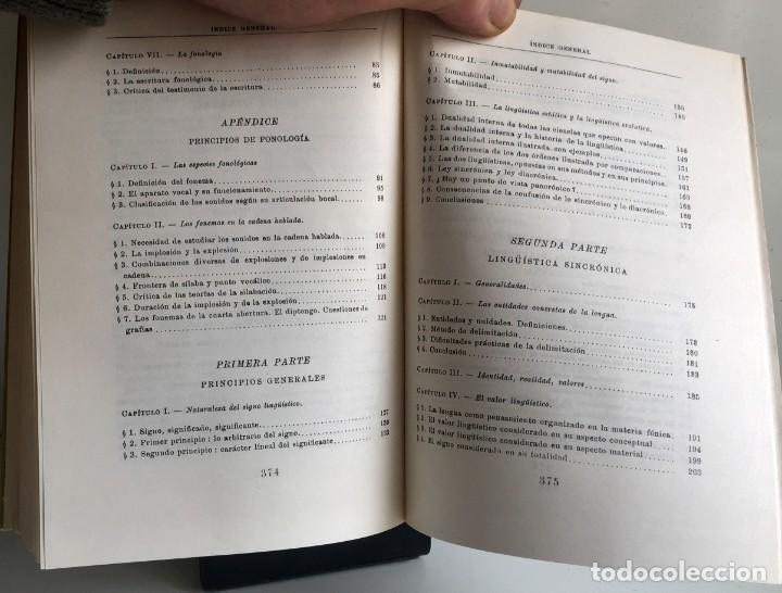 Libros de segunda mano: CURSO DE LING&Uuml;ISTICA GENERAL. Ferdinand de Saussure - Foto 9