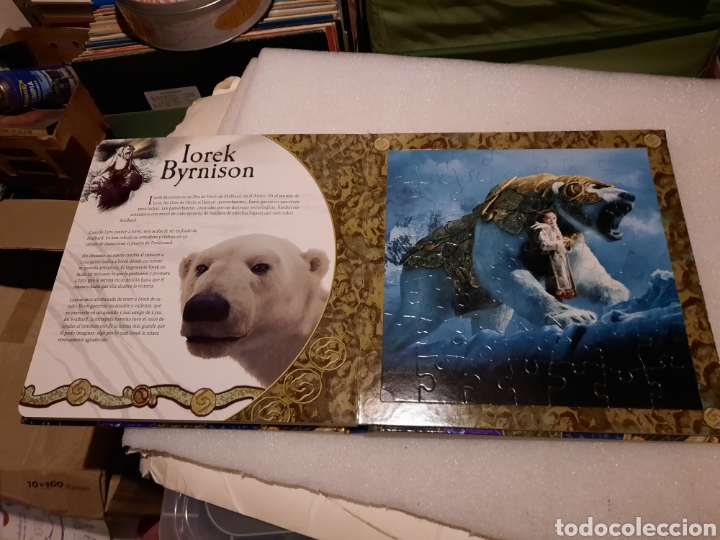 Libros de segunda mano: Libro puzzle La Br&uacute;jula Dorada - Foto 6