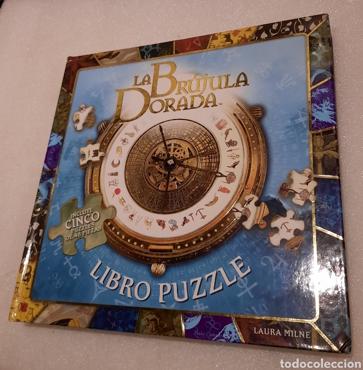 Libros de segunda mano: Libro puzzle La Br&uacute;jula Dorada - Foto 1