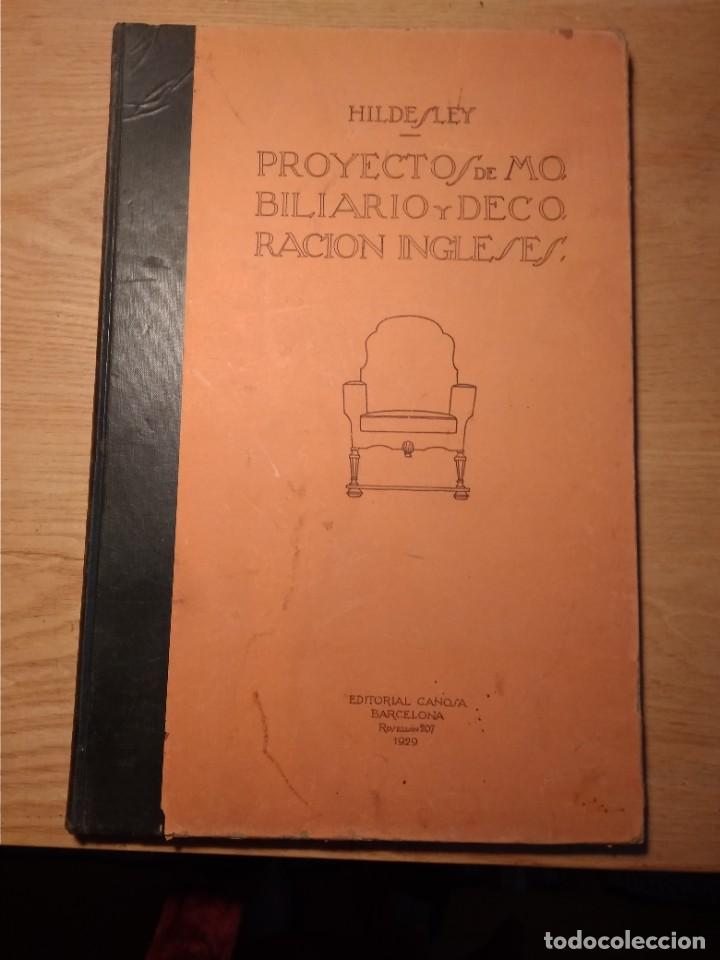 Libros de segunda mano: PROYECTOS DE MOBILIARIO Y DECORACION INGLESES - Foto 1