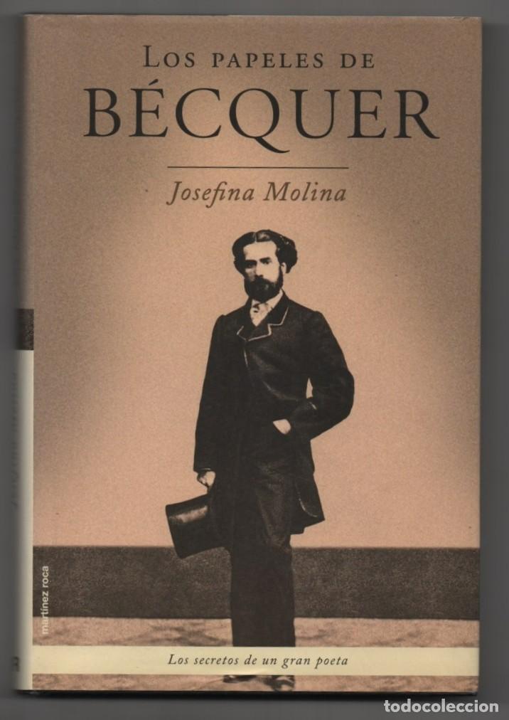Libros de segunda mano: Los papeles de Becquer. Josefina Molina - Foto 1