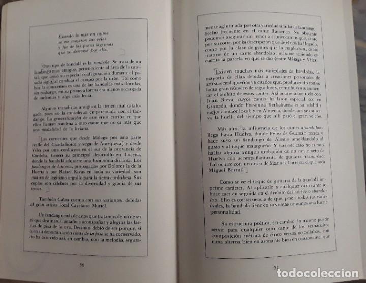 Libros de segunda mano: M&aacute;laga en el cante. Jos&eacute; Luque Navajas. Ediciones La Farola. - Foto 2