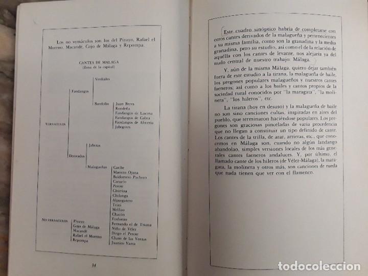 Libros de segunda mano: M&aacute;laga en el cante. Jos&eacute; Luque Navajas. Ediciones La Farola. - Foto 3
