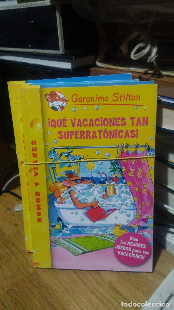 Libros de segunda mano: HUMOR Y VIAJES, GERONIMO STILTON, ED. EL PA&Iacute;S, 4 TOMOS - Foto 1