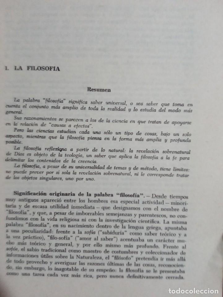 Libros de segunda mano: LOGOS CURSO DE FILOSOFIA J M VALVERDE - Foto 2