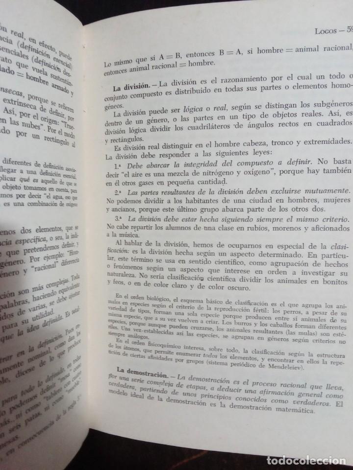 Libros de segunda mano: LOGOS CURSO DE FILOSOFIA J M VALVERDE - Foto 3