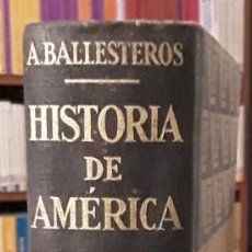 Libros de segunda mano: BALLESTEROS. HISTORIA DE AMÉRICA. TOMO I. PERICOT. AMÉRICA INDÍGENA.. Lote 326720573