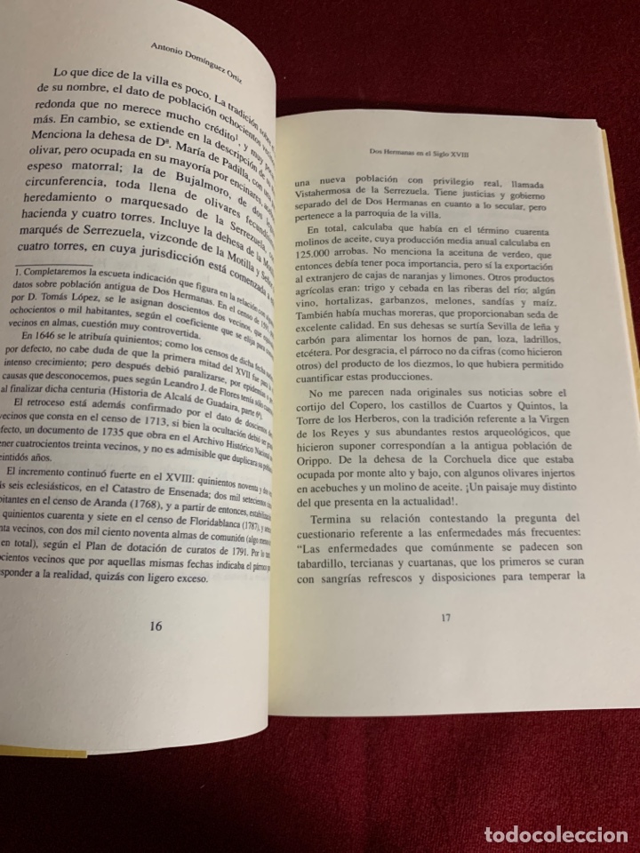 Libros de segunda mano: Antonio Dom&iacute;nguez Ortiz&hellip; y Dos Hermanas. Colecci&oacute;n Miscel&aacute;nea Oripense. - Foto 8