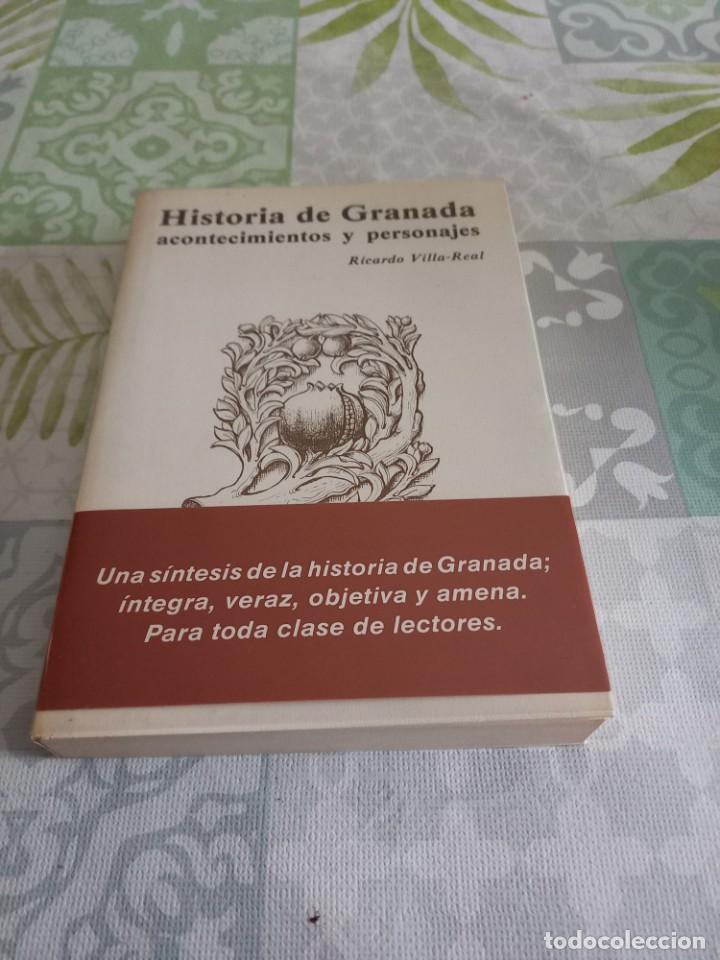 Libros de segunda mano: HISTORIA DE GRANADA . RICARDO VILLA-REAL - Foto 1