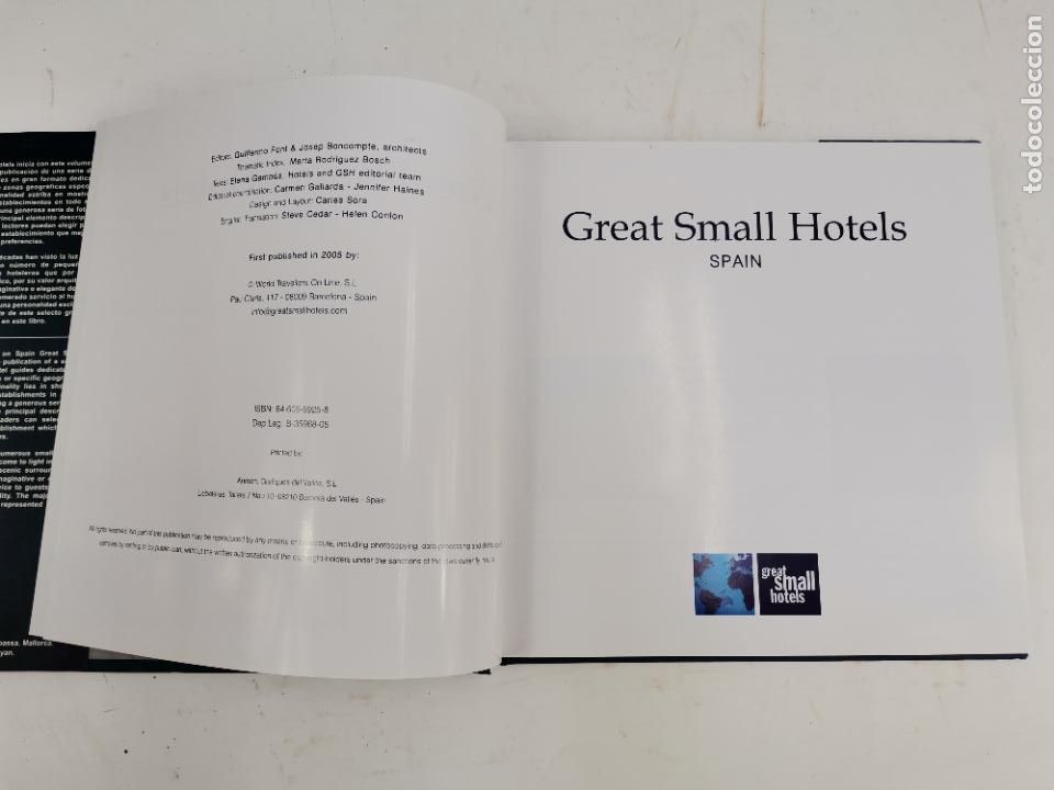 Libros de segunda mano: L-1995. GREAT SMALL HOTELS. SPAIN. 2005. - Foto 2