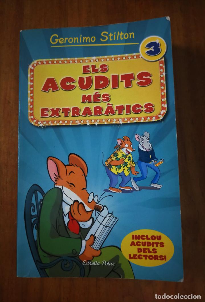 Libros de segunda mano: GERONIMO STILTON, ELS ACUDITS MES EXTRAR&Agrave;TICS (CATAL&Agrave;), - Foto 1