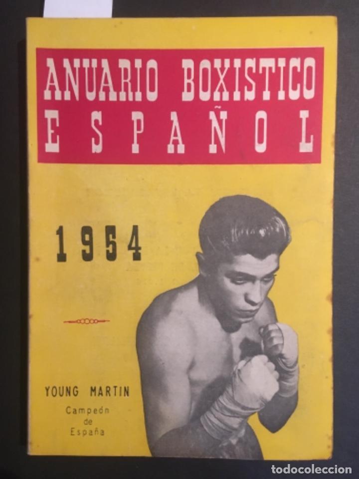 Libros de segunda mano: ANUARIO BOXISTICO ESPA&Ntilde;OL 1954, TOUNG MARTIN