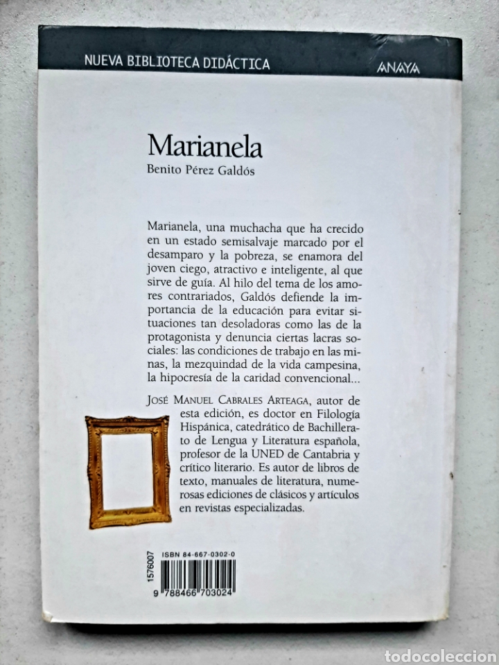 Libros de segunda mano: MARIANELA - Benito P&eacute;rez Gald&oacute;s - Foto 2